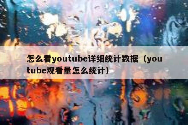 怎么看youtube详细统计数据（youtube观看量怎么统计） 第1张