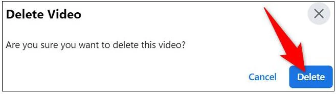 如何删除 Facebook 上的视频