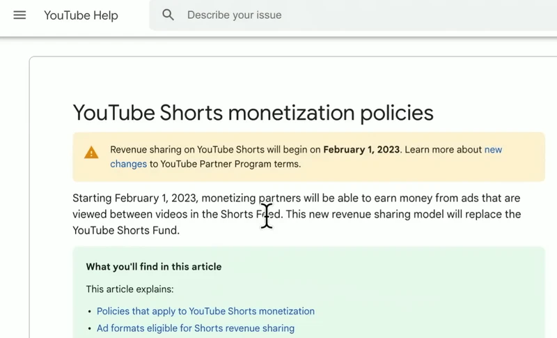 youtube shorts获利计划