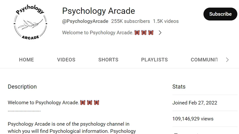 YouTube Shorts Psychology Arcade