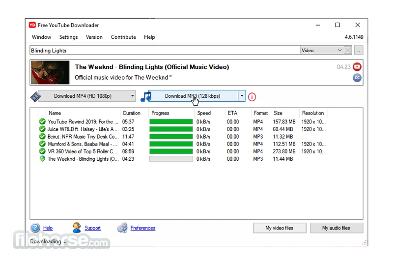 Free YouTube Downloader Screenshot 4