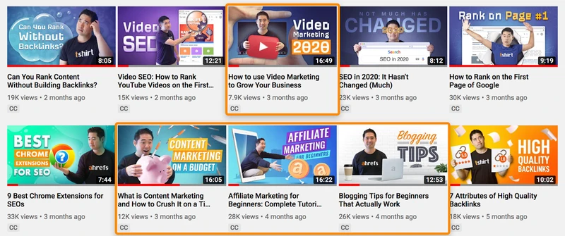 4 ahrefs youtube videos